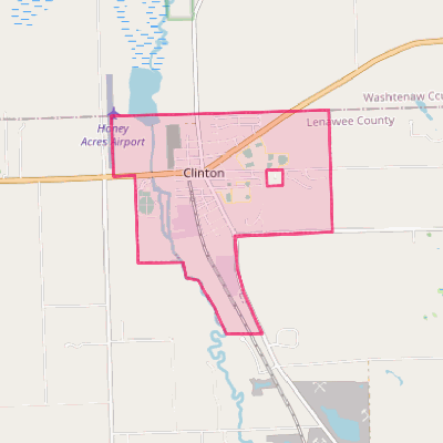 Map of Clinton