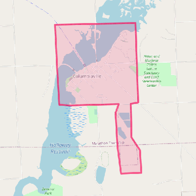 Map of Columbiaville