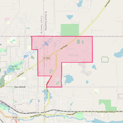 Map of Comstock Northwest