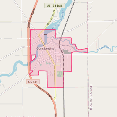 Map of Constantine