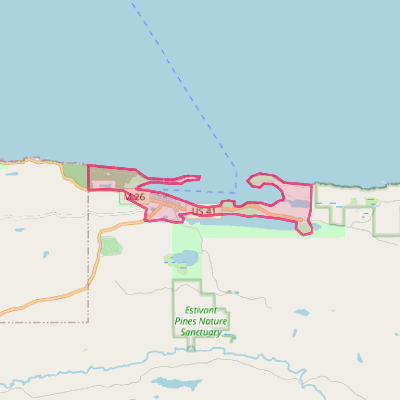 Map of Copper Harbor