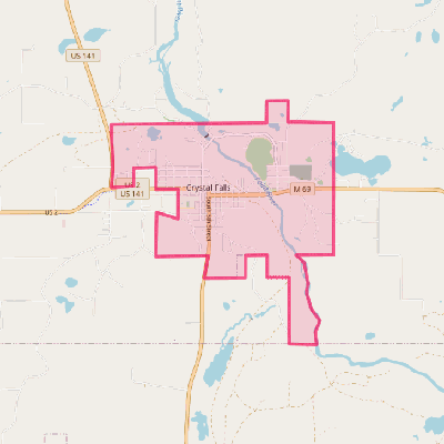 Map of Crystal Falls