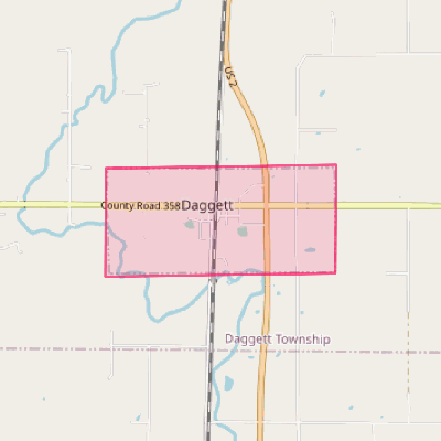 Map of Daggett