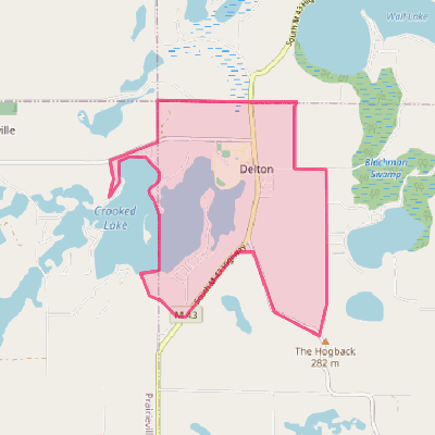 Map of Delton