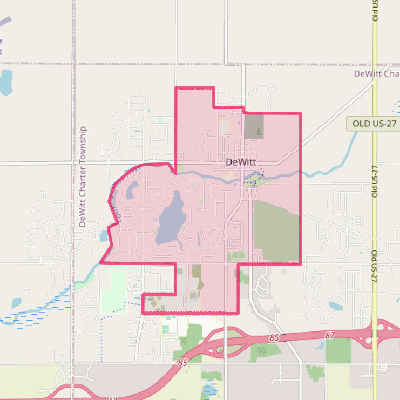 Map of DeWitt