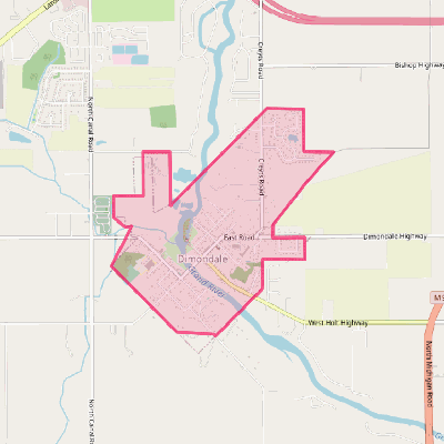 Map of Dimondale