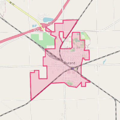 Map of Durand