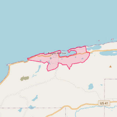 Map of Eagle Harbor