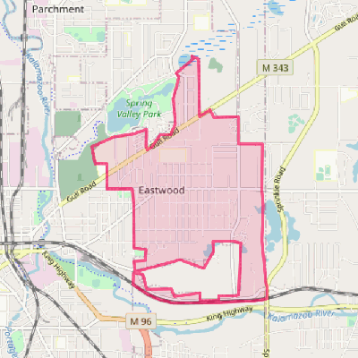Map of Eastwood