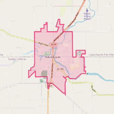 Map of Eaton Rapids