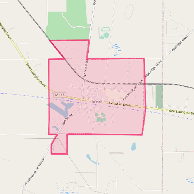 Map of Farwell