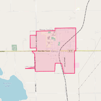 Map of Fennville