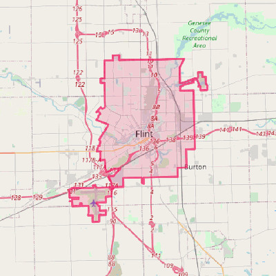 Map of Flint