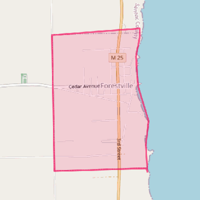 Map of Forestville