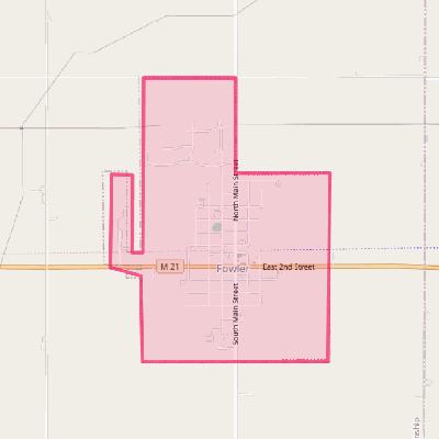 Map of Fowler