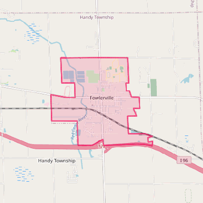 Map of Fowlerville