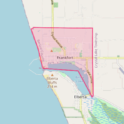 Map of Frankfort