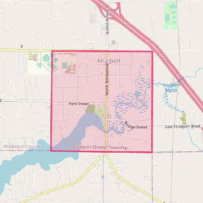 Map of Fruitport