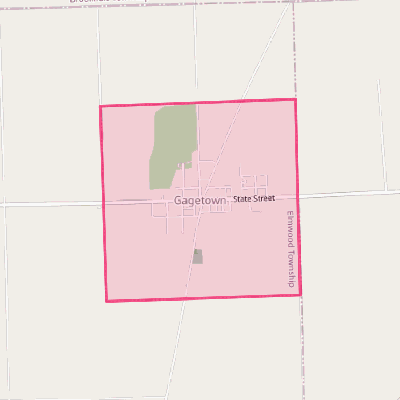 Map of Gagetown