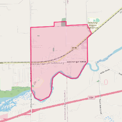 Map of Galesburg