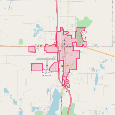 Map of Gaylord