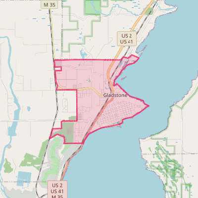 Map of Gladstone