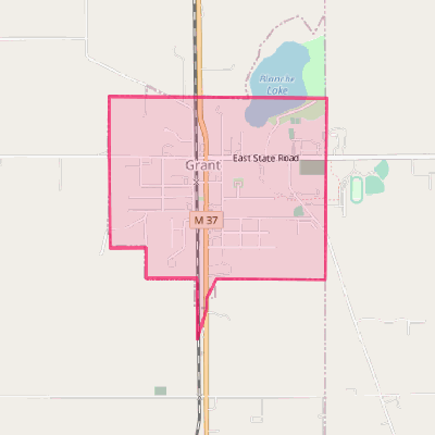 Map of Grant