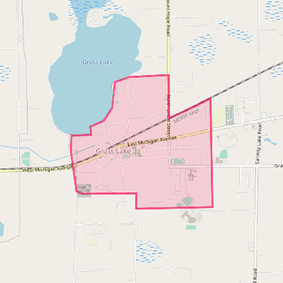 Map of Grass Lake