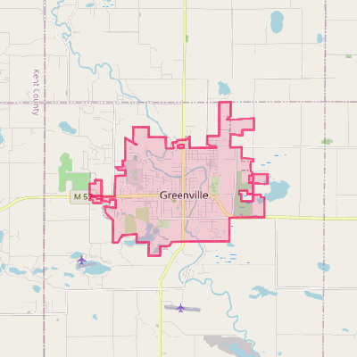 Map of Greenville