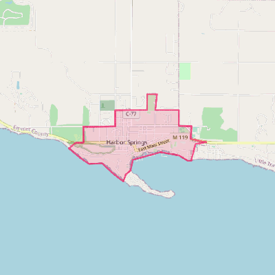 Map of Harbor Springs