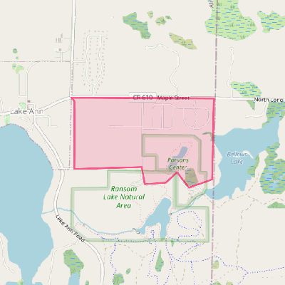 Map of Hardwood Acres