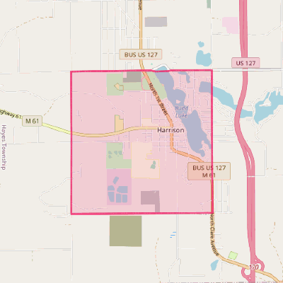 Map of Harrison