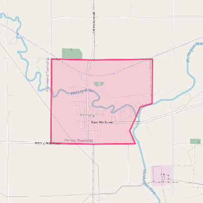 Map of Hersey