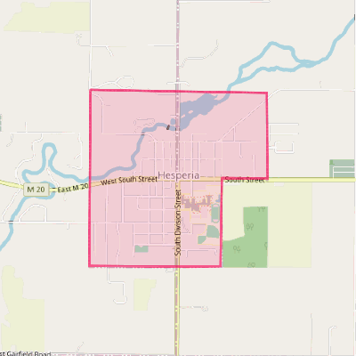 Map of Hesperia