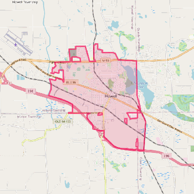 Map of Howell