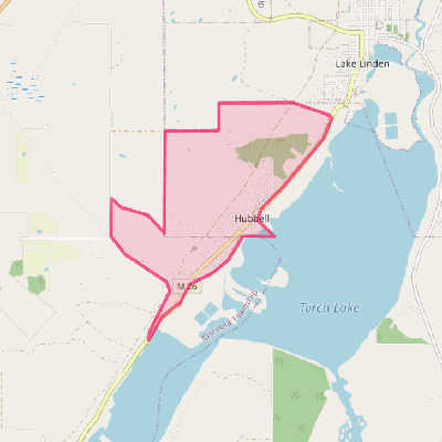 Map of Hubbell