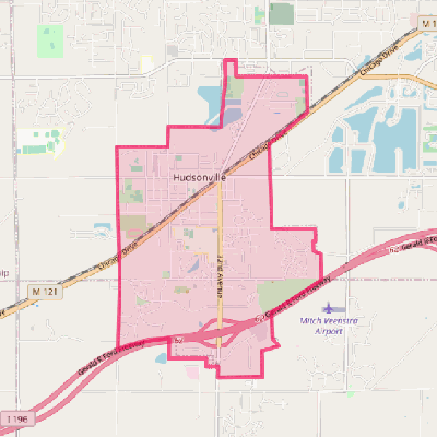 Map of Hudsonville