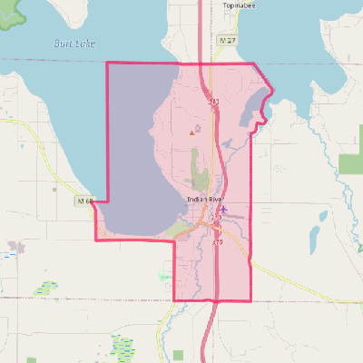 Map of Indian River