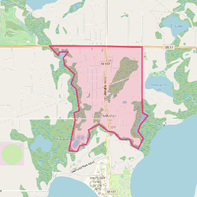 Map of Interlochen