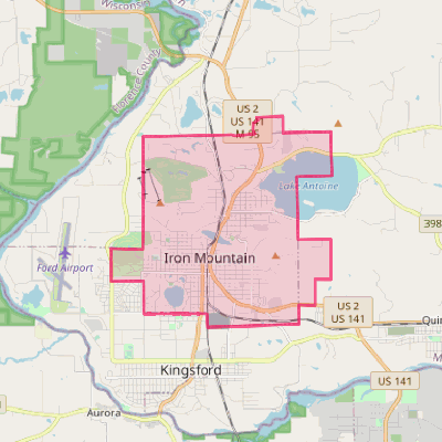 Map of Iron Mountain