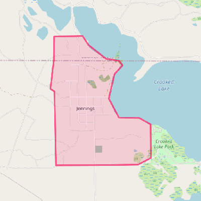 Map of Jennings