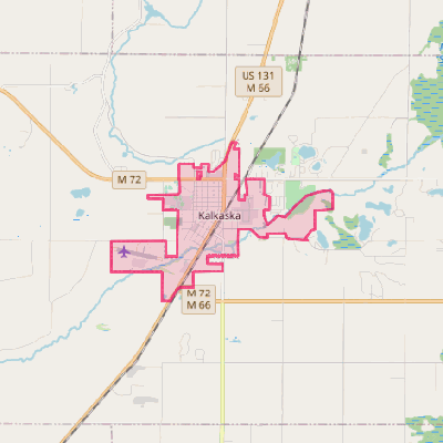 Map of Kalkaska