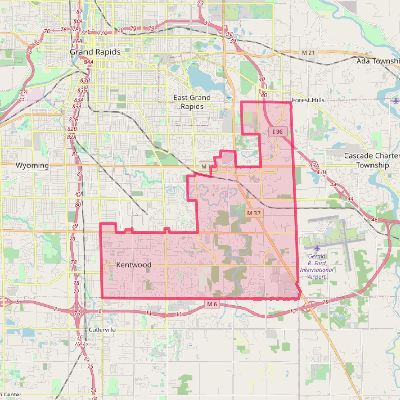 Map of Kentwood