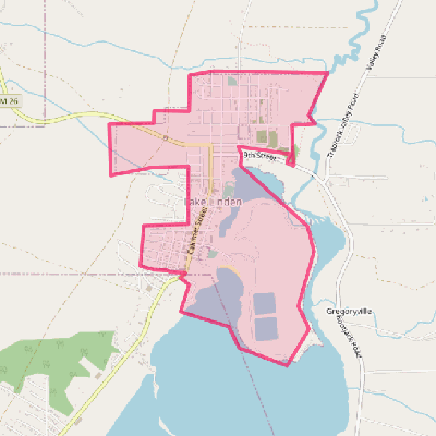 Map of Lake Linden