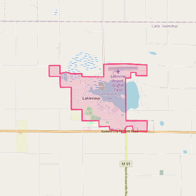 Map of Lakeview