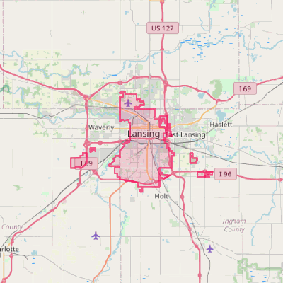 Map of Lansing