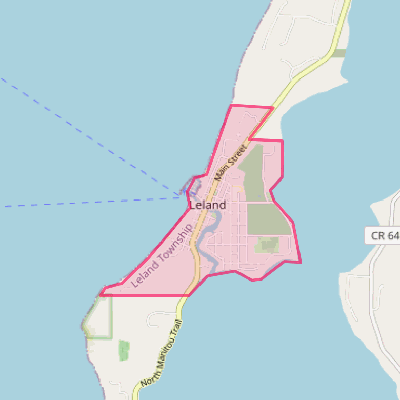 Map of Leland