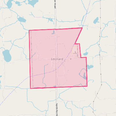 Map of Leonard