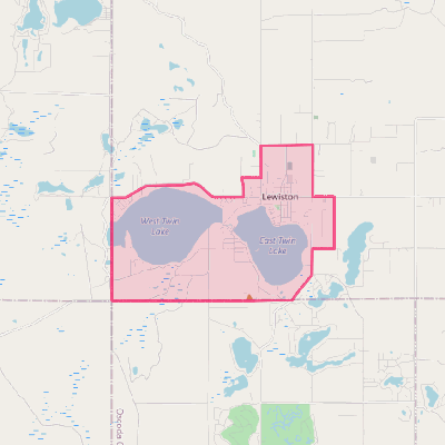 Map of Lewiston