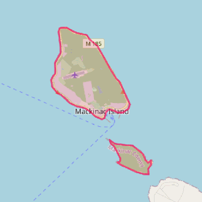 Map of Mackinac Island